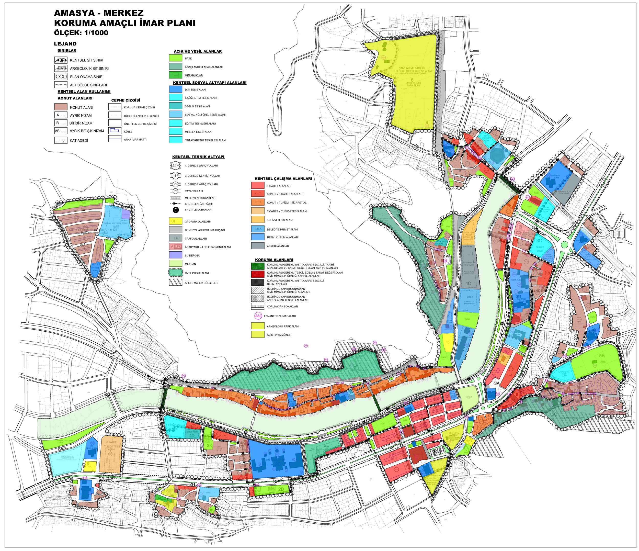 AMASYA KENTSEL TASARIM VE KORUMA AMAÇLI İMAR PLANI HAZIRLANMASI